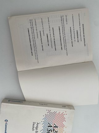 Manuales Amiga 500 y Amiga Basic (Alemán)