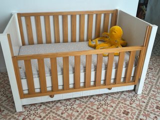 Maxicuna convertible en cama + cajón almacenaje