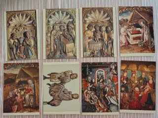 Lote 23 Postales Religiosas Antiguas