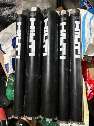 5 Brocas Hilti 52 y 77 Hormigón Agua