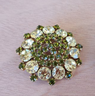 Lote de 2 broches vintage estilo Juliana/Barroco