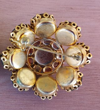 Lote de 2 broches vintage estilo Juliana/Barroco