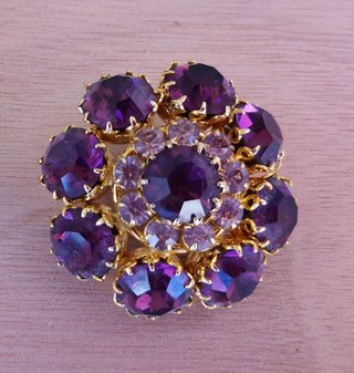 Lote de 2 broches vintage estilo Juliana/Barroco