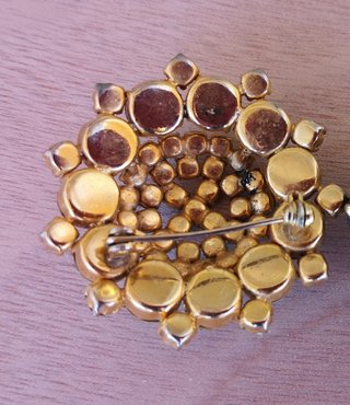 Lote de 2 broches vintage estilo Juliana/Barroco