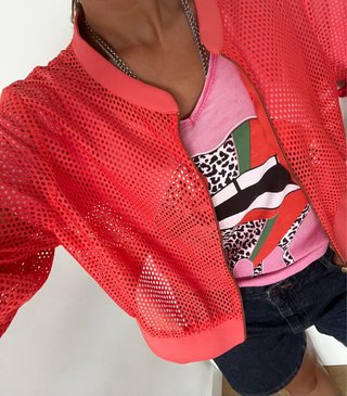 Camiseta Lips Animal Print Talla Única