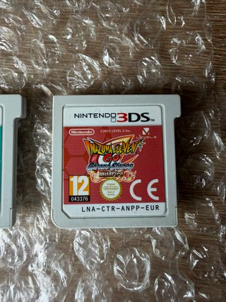 Lote 2 Cartuchos Nintendo 3DS Inazuma Eleven Go