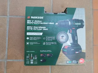 Taladro Atornillador Parkside 20V + 2 Baterías