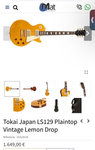 Tokai ULS129 Guitarra Eléctrica Made in Japan