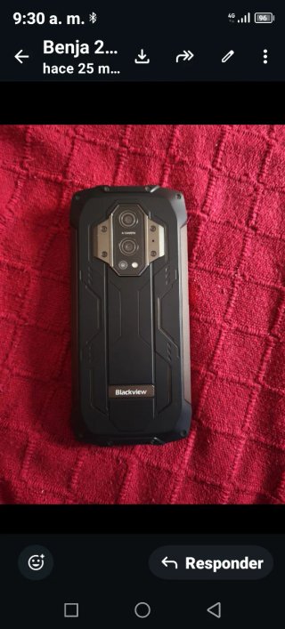 Móvil Blackview BV9300 Negro con 4 vidrios 2 forro