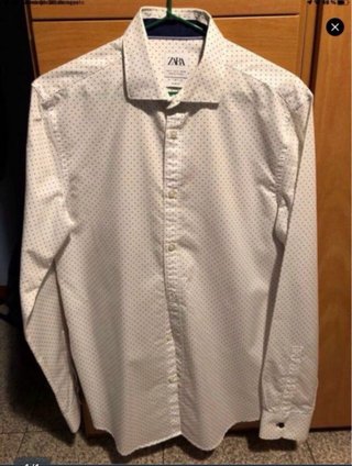 Camisa Zara Hombre Blanca