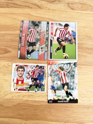 Gran Lote Tarjetas Fútbol Athletic Club Bilbao