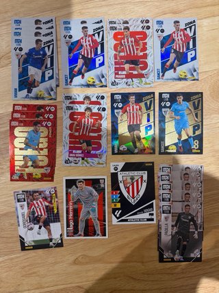 Gran Lote Tarjetas Fútbol Athletic Club Bilbao