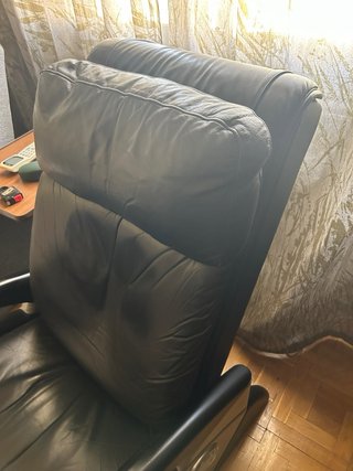 Sillón de Masaje Cuero Negro