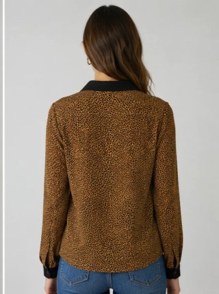 Camisa LFT Estampado Animal Print Talla S