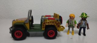 Playmobil Jeep Safari con 2 Figuras