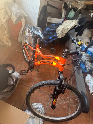 Bicicleta de montaña Racer naranja