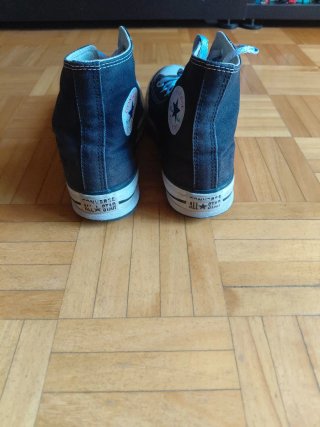 Converse Zapatillas Altas Negras y Azules