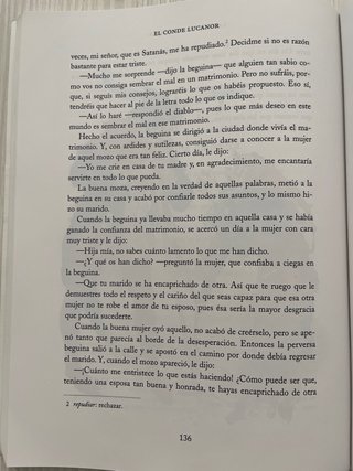 El conde de Lucanor.