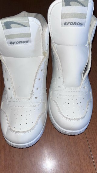 Sneakers Alte Kronos Bianche Nuove Tg. 37