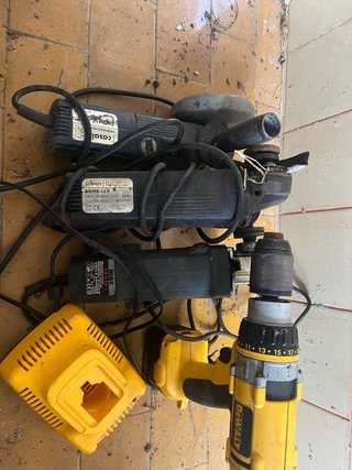 Radial y taladro a batería