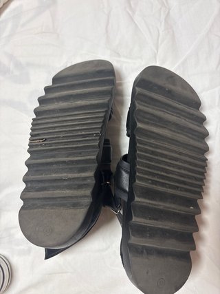 Sandalias negras mujer