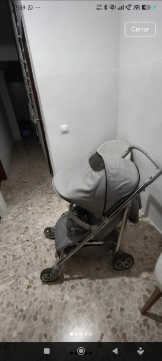 Silla de paseo gris