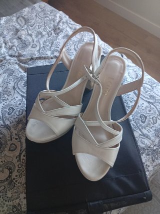 Zapatos de Novia Lodi Blancos Tacon