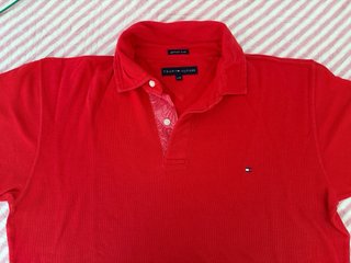 Polo Tommy Hilfiger Rojo Talla L
