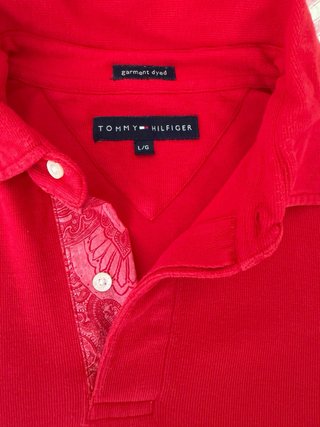 Polo Tommy Hilfiger Rojo Talla L