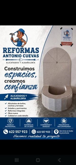 Alicatados y albañilería