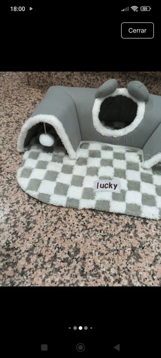 Cama túnel para gato