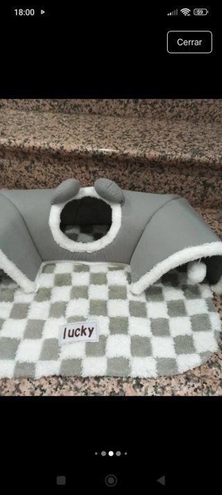 Cama túnel para gato