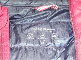Plumífero Easy Wear Rojo Talla M