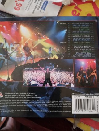 2CD Edguy - Burning Down The Opera Live CD