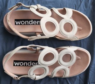 Sandalias Verano Blancas piel