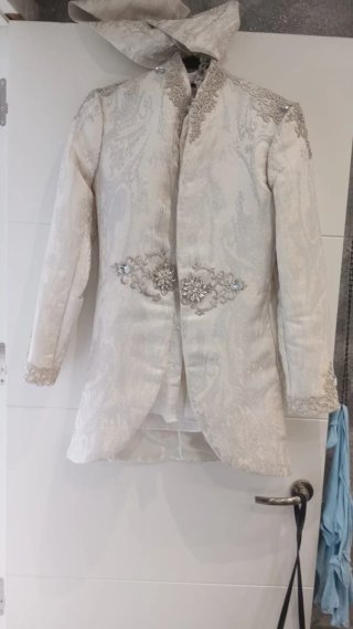 Traje boda gitana/pedimiento oro y blanco
