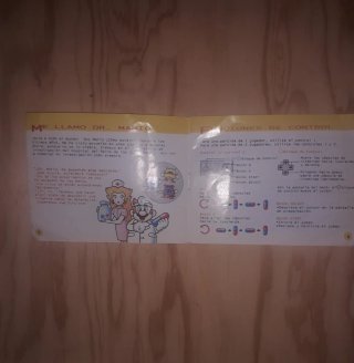 Nintendo manual Dr. Mario NES-VU-ESP