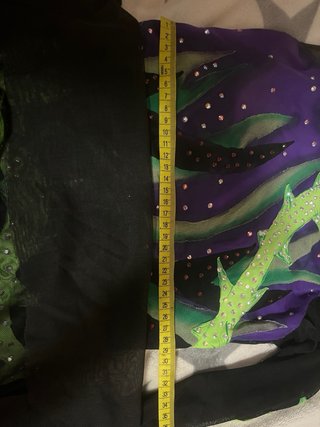 Maillot patinaje artístico malefica
