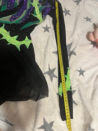 Maillot patinaje artístico malefica