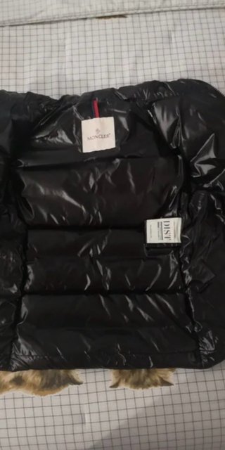 Moncler Giubbotto Piumino Nero Taglia M