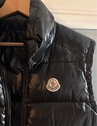 Moncler Giubbotto Piumino Nero Taglia M