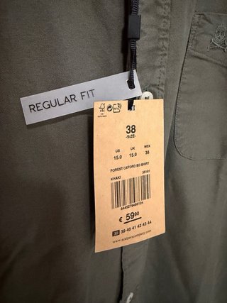Camisa Scalpers khaki talla 38