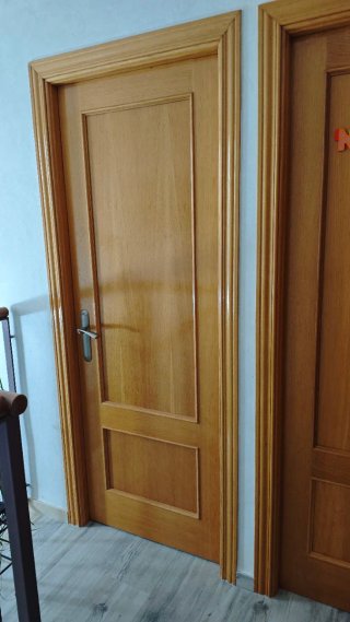 Puertas de interior de madera con cristal