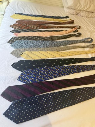 Lote de corbatas de diseño clásico vintage
