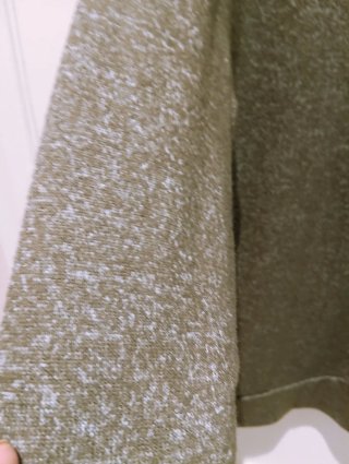Jersey mujer oversize verde militar