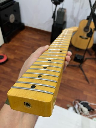 Mástil estilo Telecaster de arce – talón 57mm