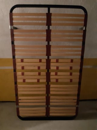 Somier 105x180cm con patas con regulador laminas