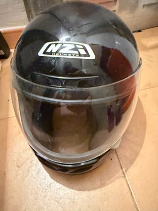 Casco Moto NZI Negro y Amarillo