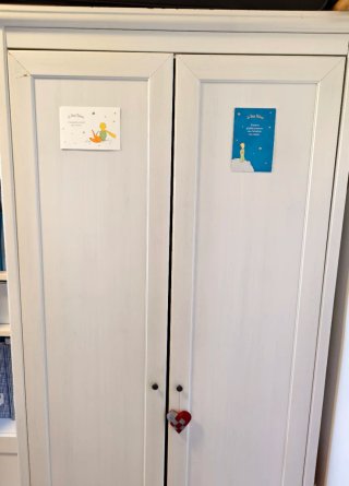 URGE! Armario Ikea Aspelud Blanco 2 Puertas