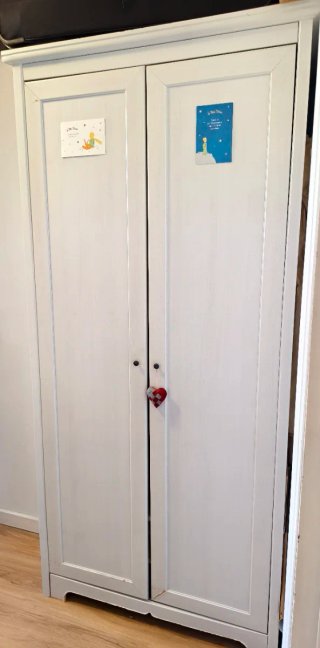 URGE! Armario Ikea Aspelud Blanco 2 Puertas